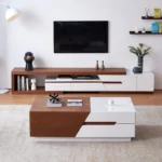 Living Room Set TV Unit & Coffee table - MZTV002 - Image 3
