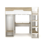 Kids Bunk Bed Frame & Study Table - MZBRK001 - Image 2
