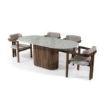 Marble Dining Set - MZDRS005