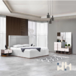 Brown Modern Master Bedroom Set - MZBDR013