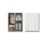 Modern Wardrobe 1.6M - MZWD018 - Image 3