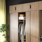 Modern Wardrobe With Desk - MZDSS003 - Image 2