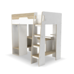 Kids Bunk Bed Frame & Study Table - MZBRK001 - Image 4