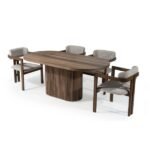 Marble Dining Set - MZDRS005 - Image 2