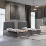 Modern Twin Bedroom - MZBDR018 - Image 2