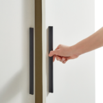 0.8 M Modern Wardrobe (White/Natural) - Image 4