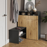 Shoe Rack with movable banquette - MZSR080 - Image 5