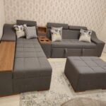 Sectional Sofa Bed and storage  - MZSCB004