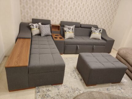 Sectional Sofa Bed and storage  - MZSCB004