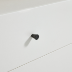 0.8 M Modern Wardrobe (White/Natural) - Image 5