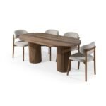 Marble Dining Set - MZDRS005 - Image 3