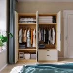 Modern Wardrobe 1.6M - MZWD019 - Image 2