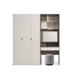 Modern Wardrobe MDF With Dressing Table and Puf 1.8M - Image 6