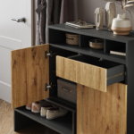 Shoe Rack with movable banquette - MZSR080 - Image 2
