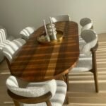 Marble Dining Set - MZDRS005 - Image 4