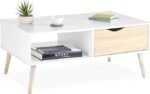 Coffee Table, White - MZCT007 - Image 5