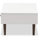 Coffee Table, White*Brown- MZCT009 - Image 6