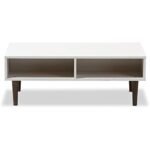 Coffee Table, White*Brown- MZCT009 - Image 8