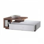 Coffee Table, White*Brown - MZCT008 - Image 2