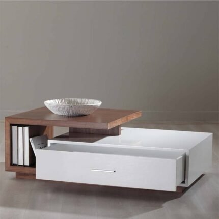 Coffee Table, White*Brown - MZCT008