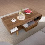 Modern Coffee Table, Brown - MZCT005 - Image 6