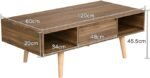 Modern Coffee Table, Brown - MZCT005 - Image 4