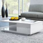Coffee Table, 90cm White - MZCT011 - Image 2
