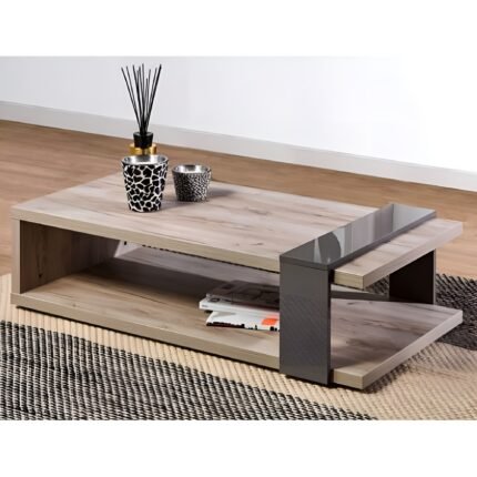 Coffee Table, 100cm Black&Gray - MZCT022