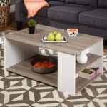 Coffee Table, White*Beige - MZCT020 - Image 2