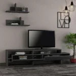Modern TV Unit,  Gray - MZTV91 - Image 2