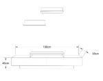 TV Unit, 130cm White & Beige - MZTV94 - Image 5