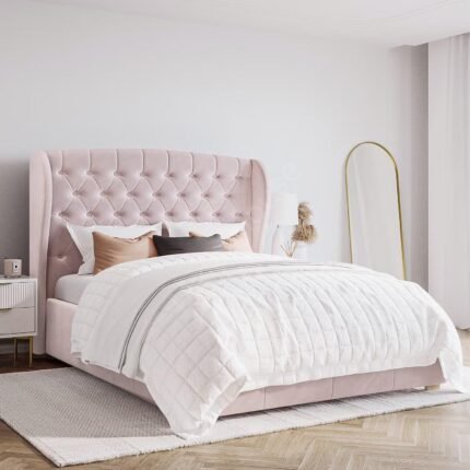 Button Tufted Bed - MZBDN015