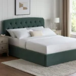 Button Tufted Bed - MZBDN01-GRN - Image 2