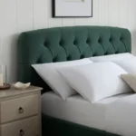 Button Tufted Bed - MZBDN01-GRN - Image 3