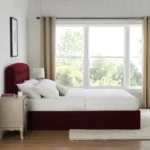 Button Tufted Bed - MZBDN01-RED - Image 3