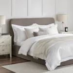 Button Tufted Bed - MZBDN02-BEIG - Image 2