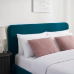 Button Tufted Bed - MZBDN02-BLU - Image 2