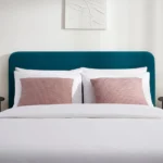 Button Tufted Bed - MZBDN02-BLU - Image 3