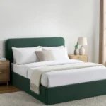 Button Tufted Bed - MZBDN02-GRN
