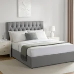 Button Tufted Bed - MZBDN03-GRY - Image 3