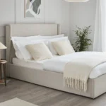 Button Tufted Bed - MZBDN04-BEIG - Image 2