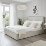 Button Tufted Bed - MZBDN04-BEIG
