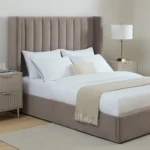 Button Tufted Bed - MZBDN05-BEIG - Image 2