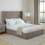 Button Tufted Bed - MZBDN05-BEIG