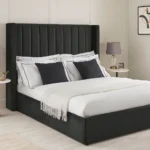 Button Tufted Bed - MZBDN05-BLK - Image 2