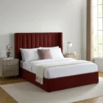 Button Tufted Bed - MZBDN05-RED