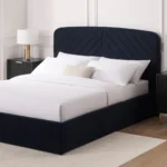 Button Tufted Bed - MZBDN06-BLK - Image 2