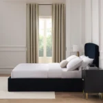 Button Tufted Bed - MZBDN06-BLK - Image 4