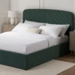 Button Tufted Bed - MZBDN06-GRN - Image 4