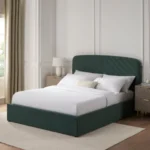 Button Tufted Bed - MZBDN06-GRN